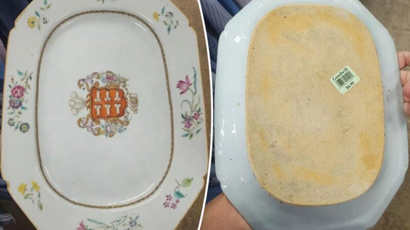 Thrifter bought a ‘pristine’ plate for just $5 — he found out it was worth a whole lot more