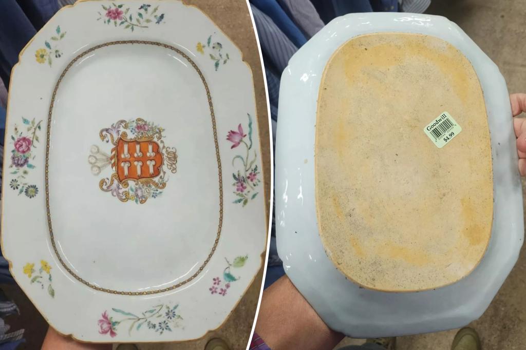 Thrifter bought a ‘pristine’ plate for just $5 — he found out it was worth a whole lot more