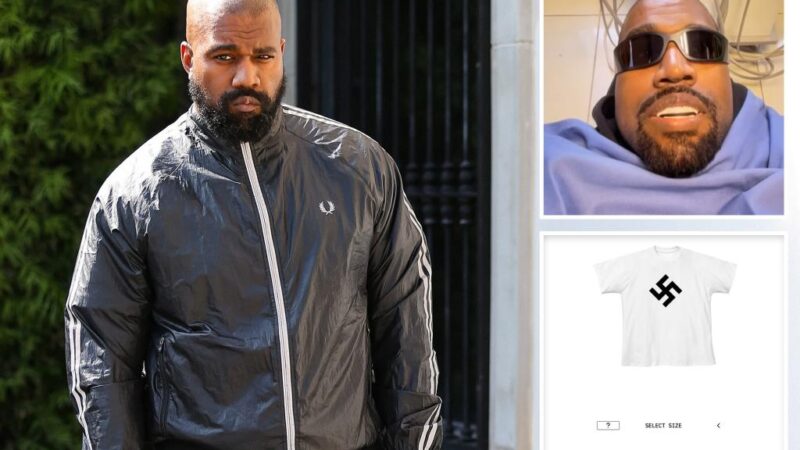 Kanye West’s Yeezy merch store is only selling a sick swastika T-shirt