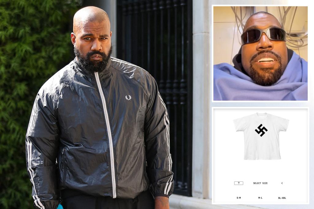 Kanye West’s Yeezy merch store is only selling a sick swastika T-shirt