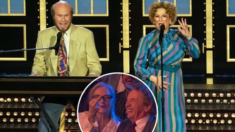 Meryl Streep gives middle finger to Will Ferrell with Martin Short at ‘SNL’ concert