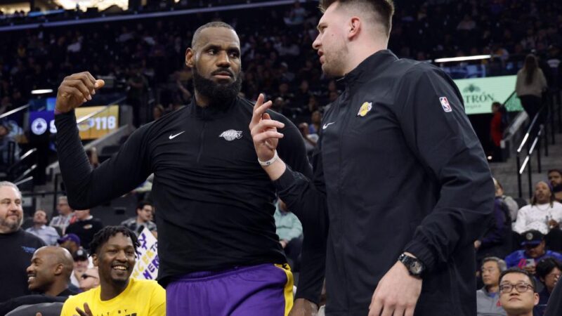 LeBron James teases his Luka Doncic Lakers future: ‘Coming soon’