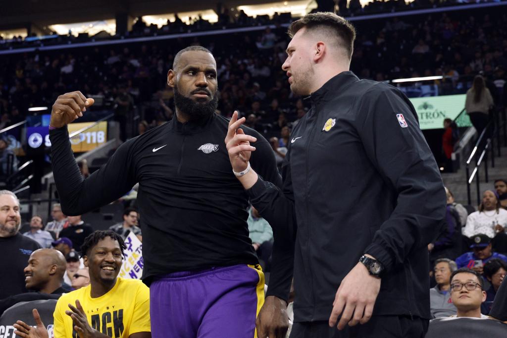 LeBron James teases his Luka Doncic Lakers future: ‘Coming soon’