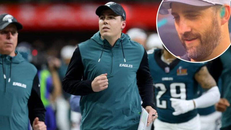 Nick Sirianni pitches Kellen Moore to ‘run this s–t back’ after Super Bowl 2025 win