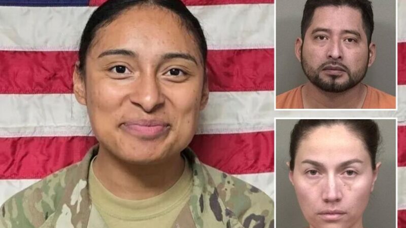 Tennessee husband Reynaldo Salinas Cruz and Sofia Rodas charged in fatal stabbing of Fort Campbell soldier