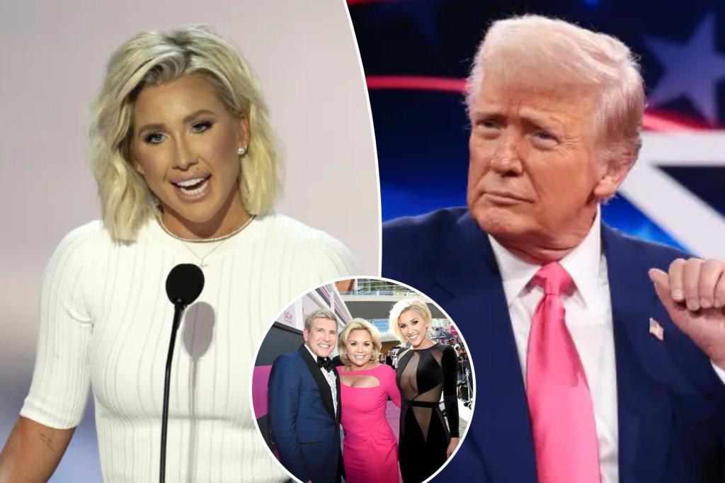 Savannah Chrisley says she ‘lost some deals’ over Trump support, conservative beliefs