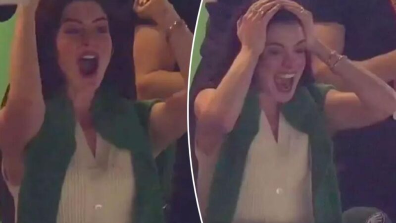 Anne Hathaway couldn’t contain her Eagles excitement at Super Bowl 2025