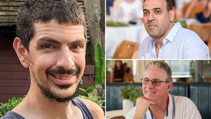 Hamas releases three more male Israeli hostages