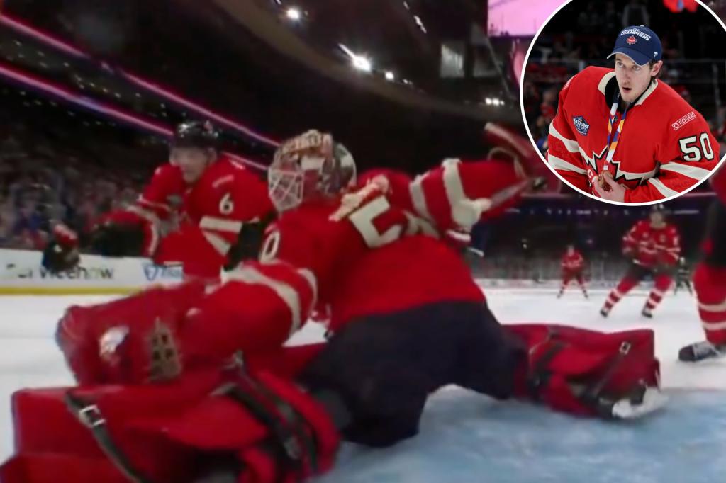 Jordan Binnington saves game for Canada to deny US in 4 Nations overtime