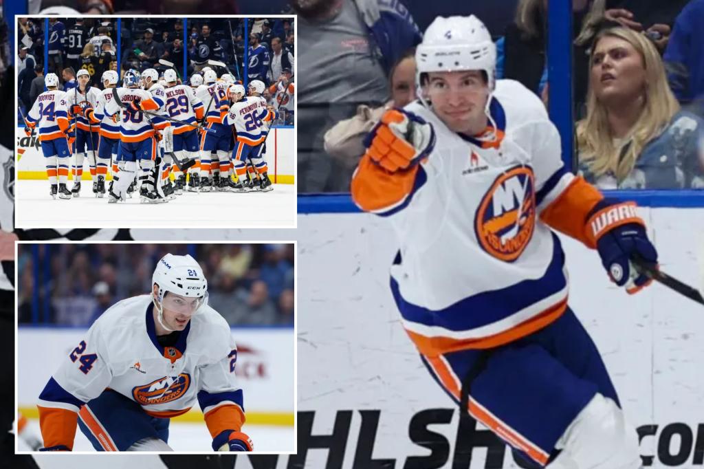 Islanders nip Lightning in OT for seventh straight win despite losing another defenseman