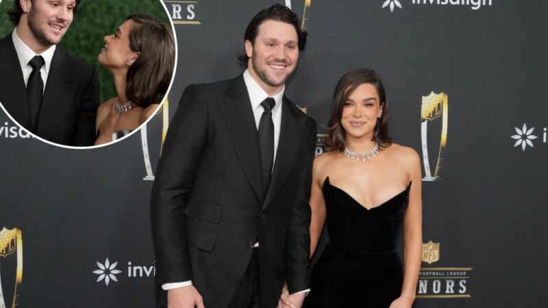 Josh Allen, Hailee Steinfeld stun in red carpet debut at NFL Honors