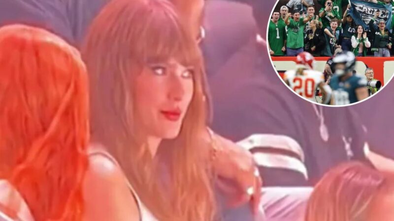 Taylor Swift pelted with boos by Eagles fans at Super Bowl 2025