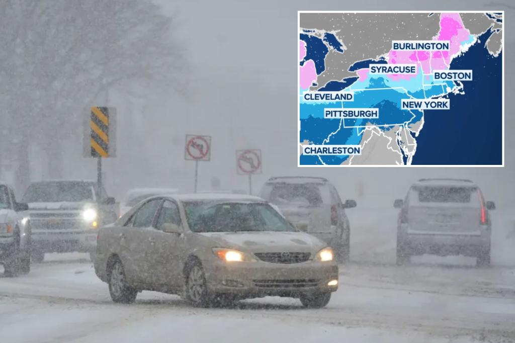 Weekend winter storm to bring severe weather to South, heavy snow to Northeast