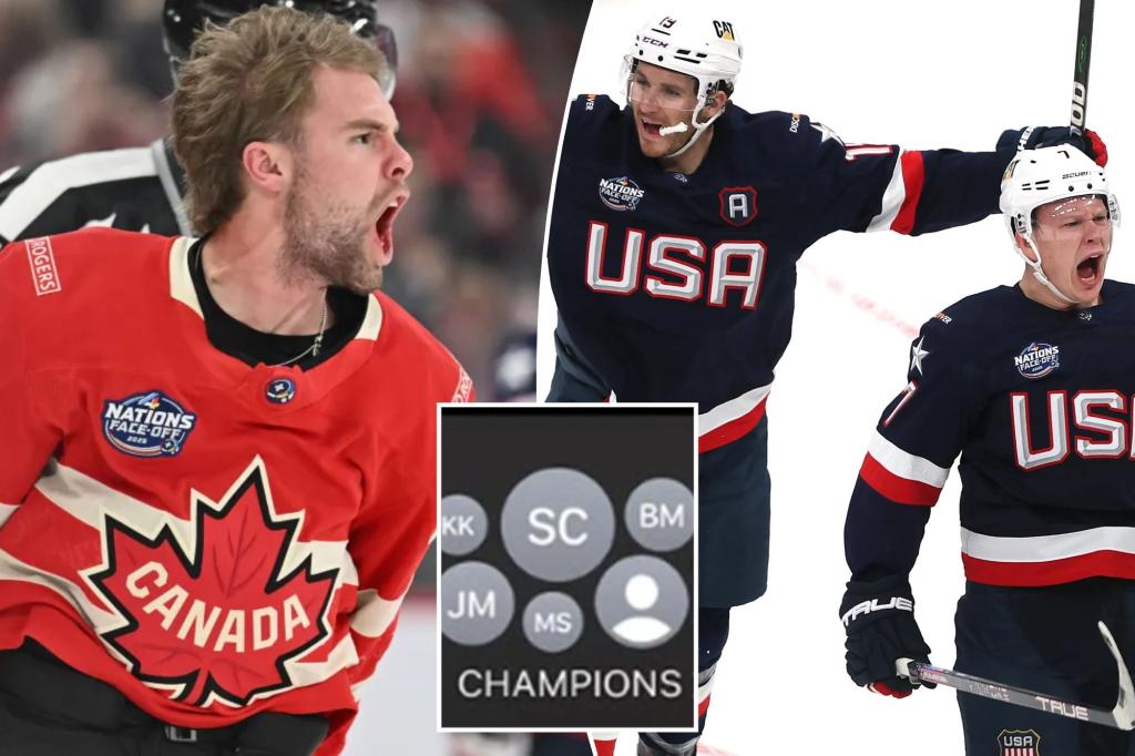 Canada’s Brandon Hagel shades Team USA with group chat jab