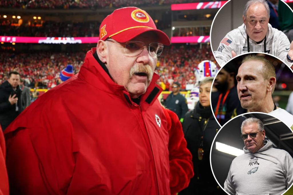 Andy Reid leads batch of 60-something Super Bowl 2025 coaches proving age is just number