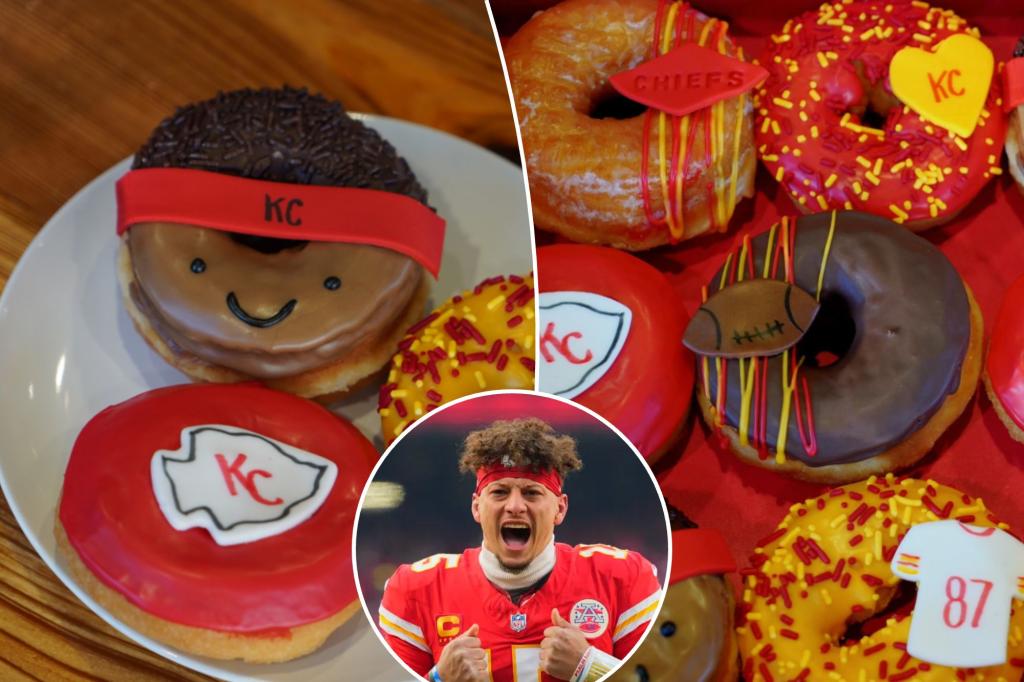 Super Bowl MVP Patrick Mahomes returns to Mr. D’s Donut Shop