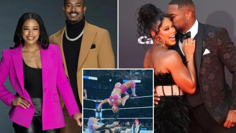 WWE’s Bianca Belair and Montez Ford celebrate Valentine’s Day