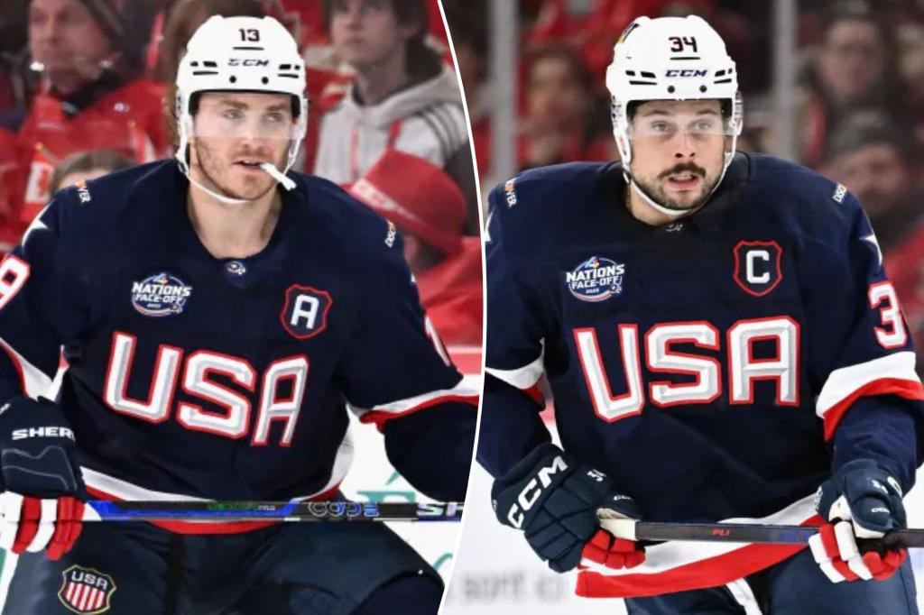 USA’s Matthew Tkachuk, Auston Matthews expected to play vs. Canada