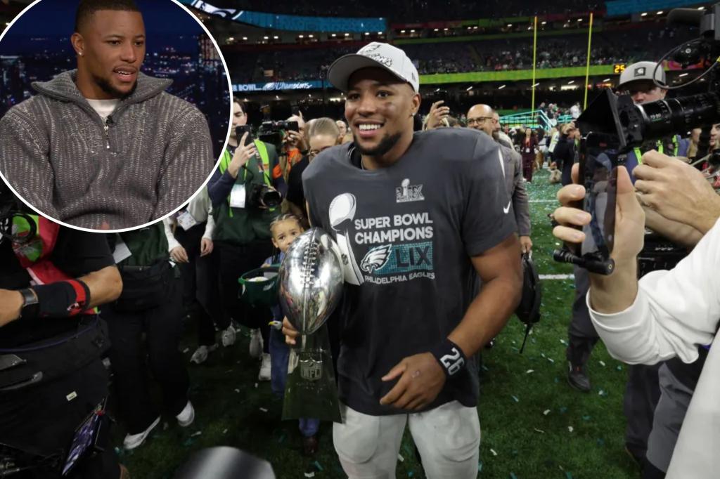 Saquon Barkley opens up about what Giants told him after Eagles Super Bowl win