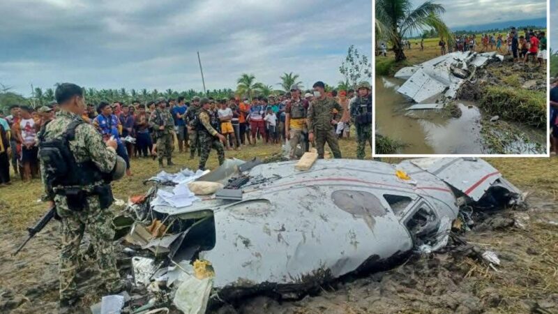 US service member, 3 contractors killed in Philippines plane crash