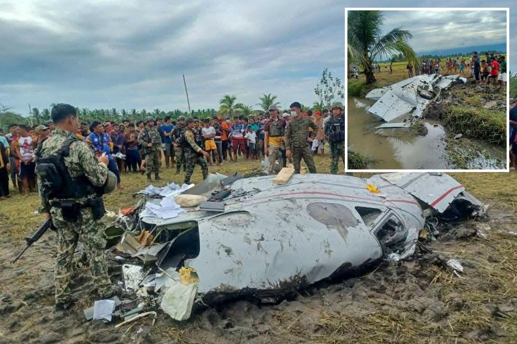 US service member, 3 contractors killed in Philippines plane crash