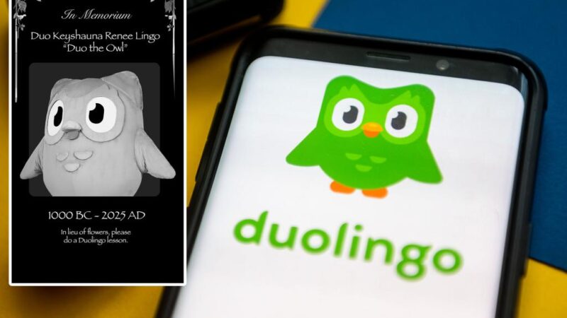 Duolingo announces the death of its beloved owl mascot, Duo