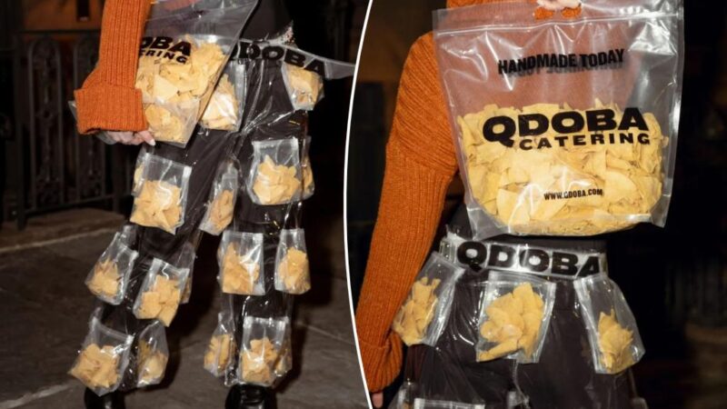 Would you wear these ‘Chip Pants’ with baggies to hold tortillas?