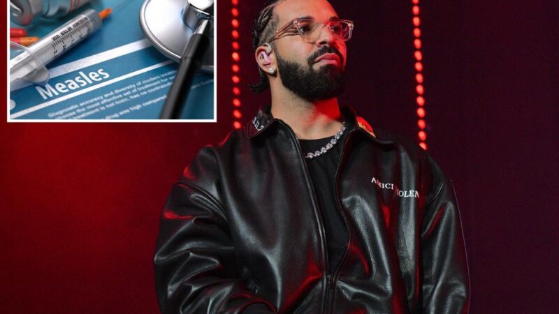 Concertgoer infected with measles after attending Drake concert