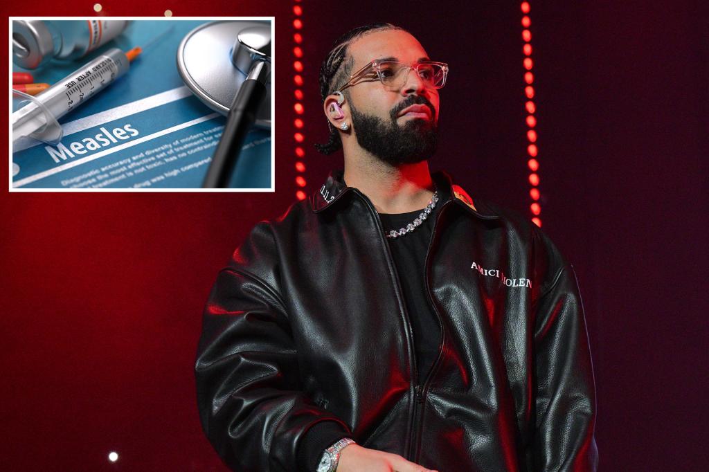 Concertgoer infected with measles after attending Drake concert