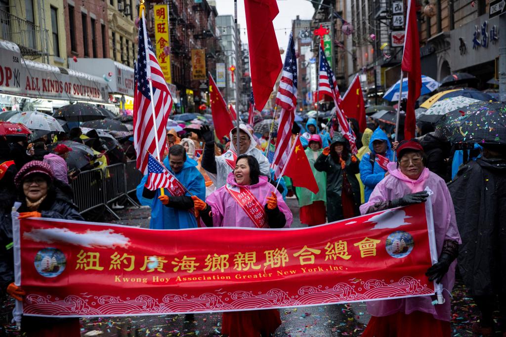 NYC’s ‘historic’ Chinese lunar new year parade lights up streets