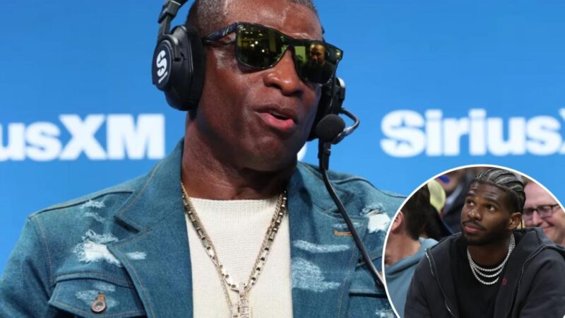 Deion Sanders’ three-word message to son Shedeur while fighting to be No. 1 NFL draft pick