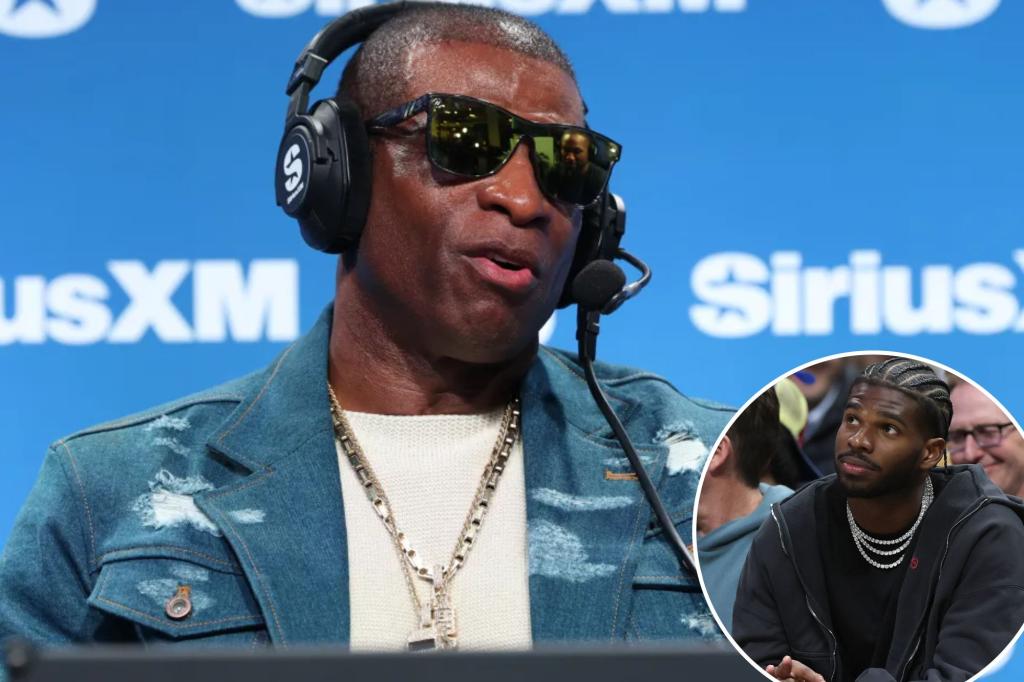 Deion Sanders’ three-word message to son Shedeur while fighting to be No. 1 NFL draft pick