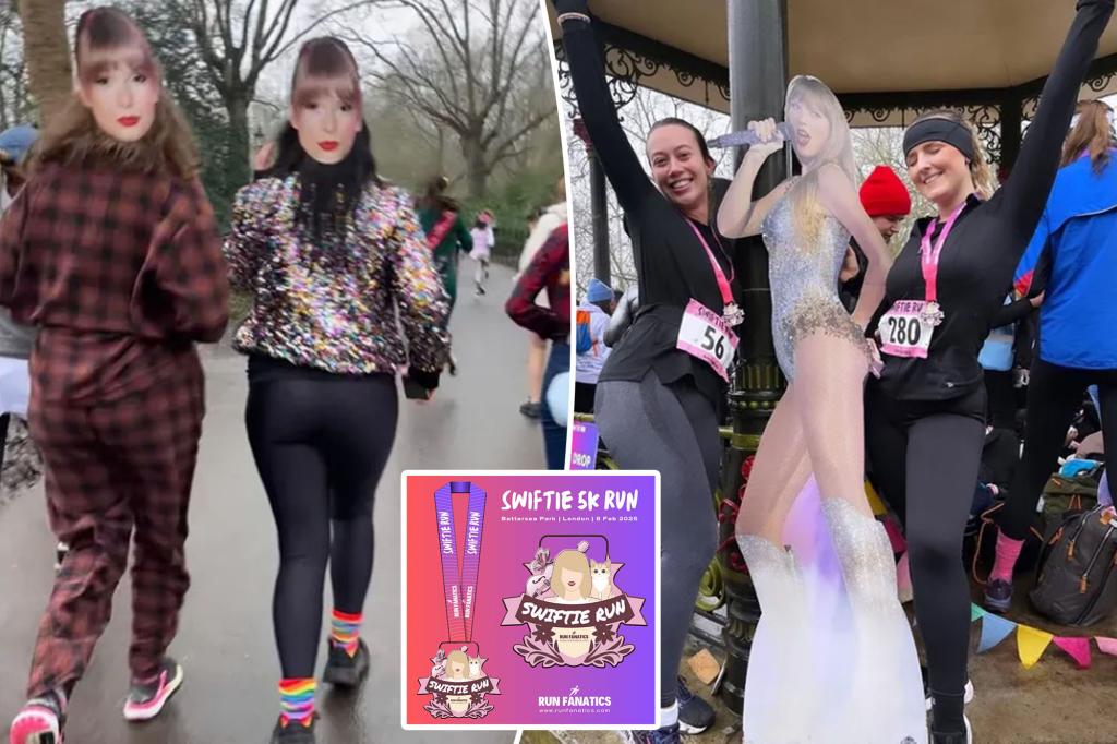 ‘Miserable’ fans slam Taylor Swift-themed fun run with cardboard cutouts, no music