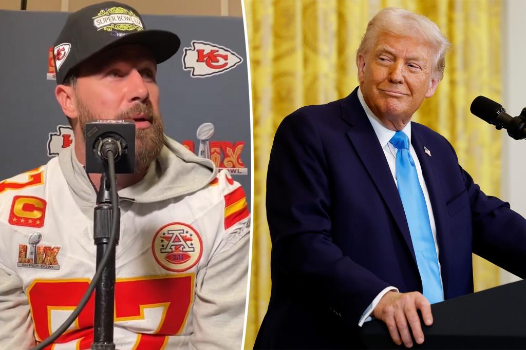 Travis Kelce honored that Trump will attend Super Bowl 2025