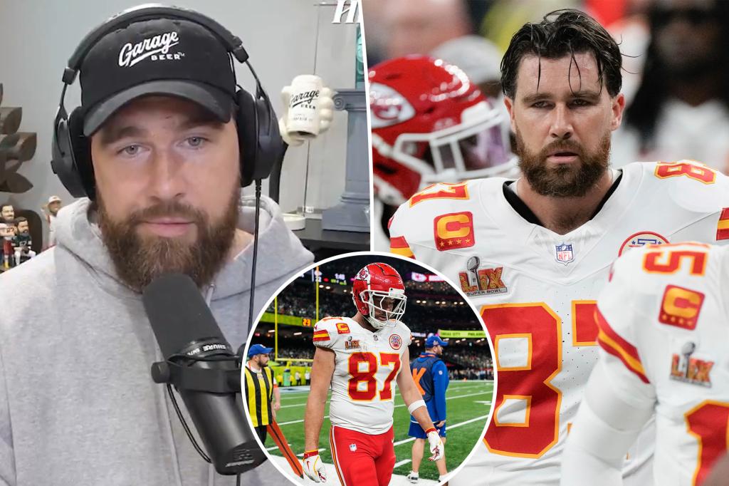 Travis Kelce speaks out after Chiefs’ Super Bowl 2025 loss to Eagles on ‘New Heights’ podcast