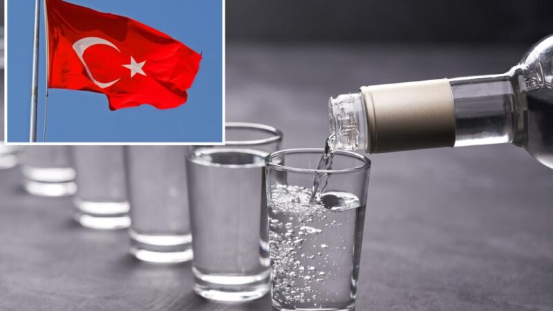 Turkey issues fake alcohol warning after more than 100 people are fatally poisoned in tourist hotspots