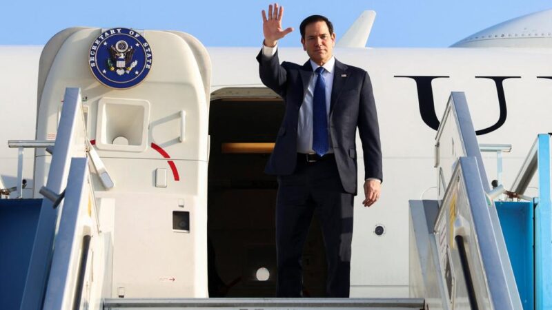 Rubio arrives in Saudi Arabia before Russia talks to end Ukraine war